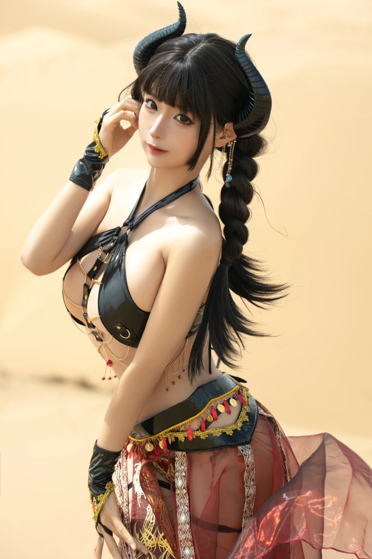 《沙漠魅魔》｜蠢沫沫 · 9张写真