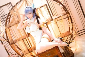 《2024年01月计划B RE：0 蕾姆 旗袍ver》｜星之迟迟 · 76张写真