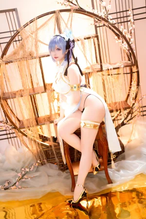 《2024年01月计划B RE：0 蕾姆 旗袍ver》｜星之迟迟 · 76张写真