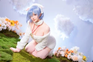 《2024年01月计划赠品 RE：0 蕾姆 绵羊ver》｜星之迟迟 · 38张写真