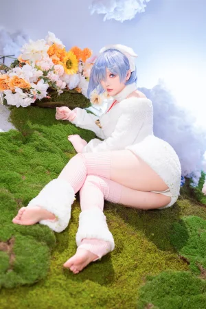 《2024年01月计划赠品 RE：0 蕾姆 绵羊ver》｜星之迟迟 · 38张写真