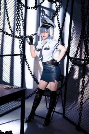 《2024年02月计划C RE：0 蕾姆 狗耳警官》｜星之迟迟 · 101张写真、1 个视频