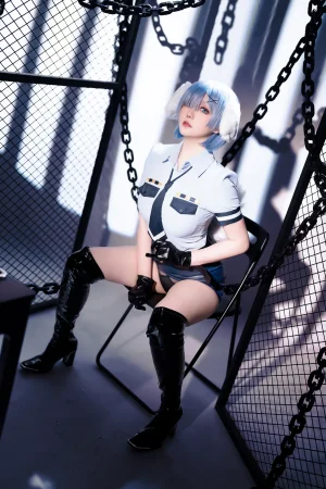 《2024年02月计划C RE：0 蕾姆 狗耳警官》｜星之迟迟 · 101张写真、1 个视频