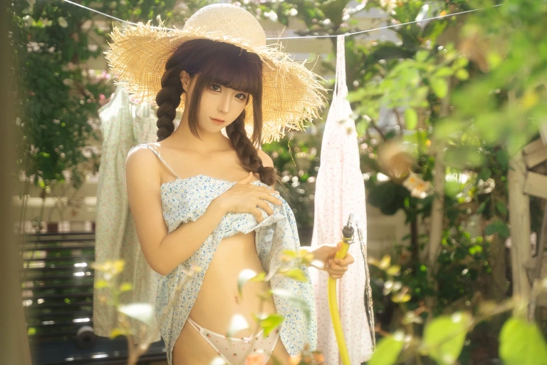 《晾衣服》｜蠢沫沫 · 88张写真