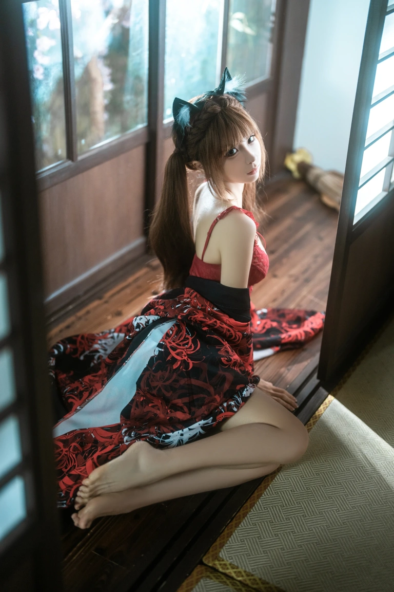 《三月T2订阅《捆绑和服》》｜蠢沫沫 · 55张写真