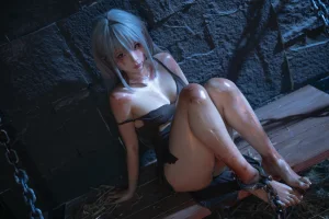 《奴隶少女希尔薇》｜蠢沫沫 · 83张写真、2 个视频