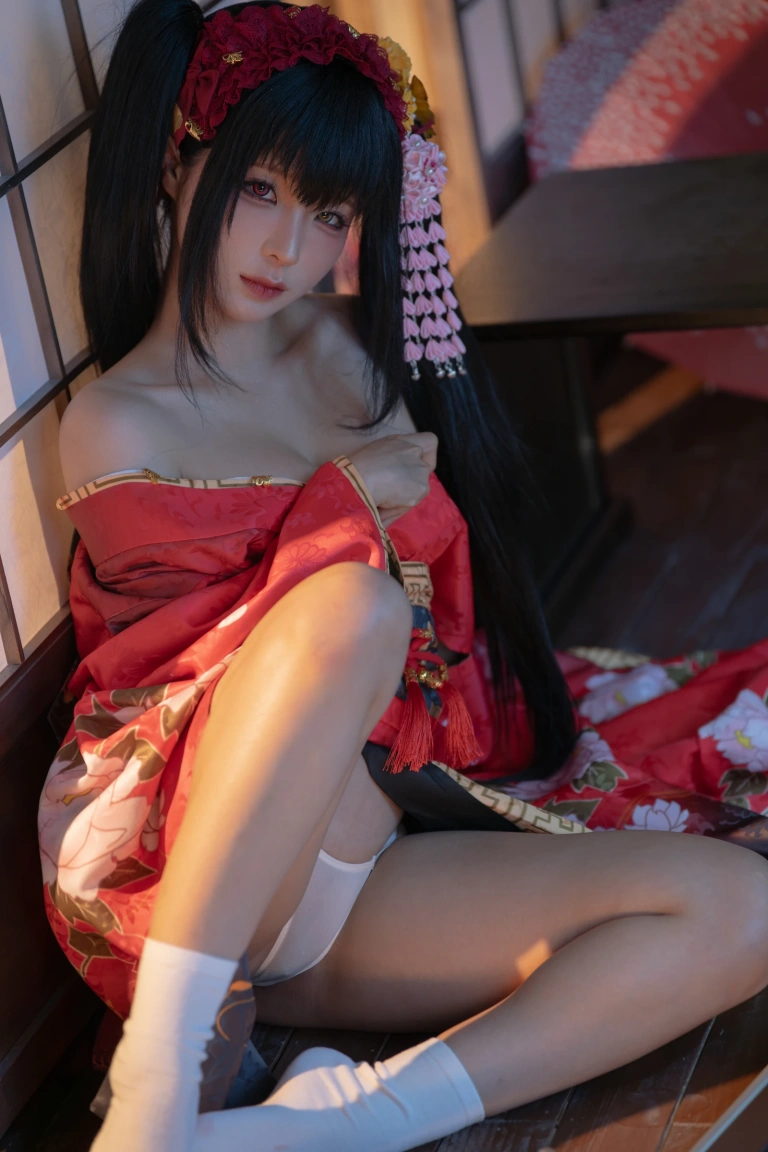 《狂三和服cos》｜蠢沫沫 · 261张写真、9 个视频