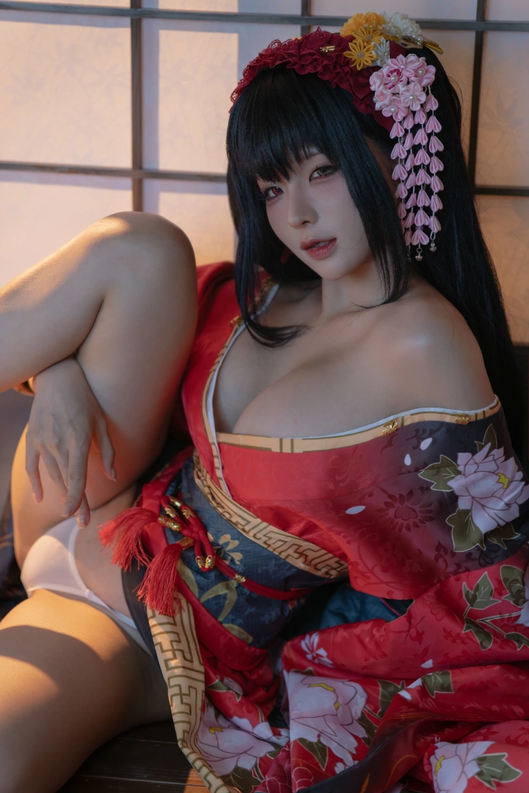 《狂三和服cos》｜蠢沫沫 · 261张写真、9 个视频