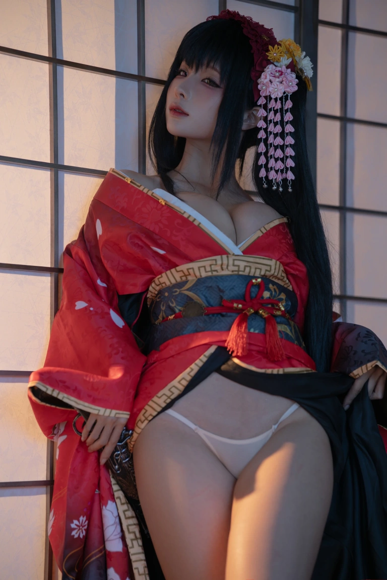《狂三和服cos》｜蠢沫沫 · 261张写真、9 个视频