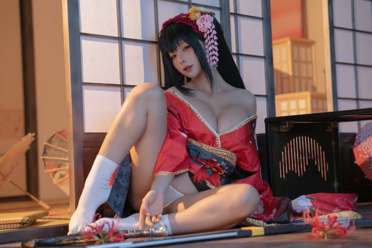 《狂三和服cos》｜蠢沫沫 · 261张写真、9 个视频