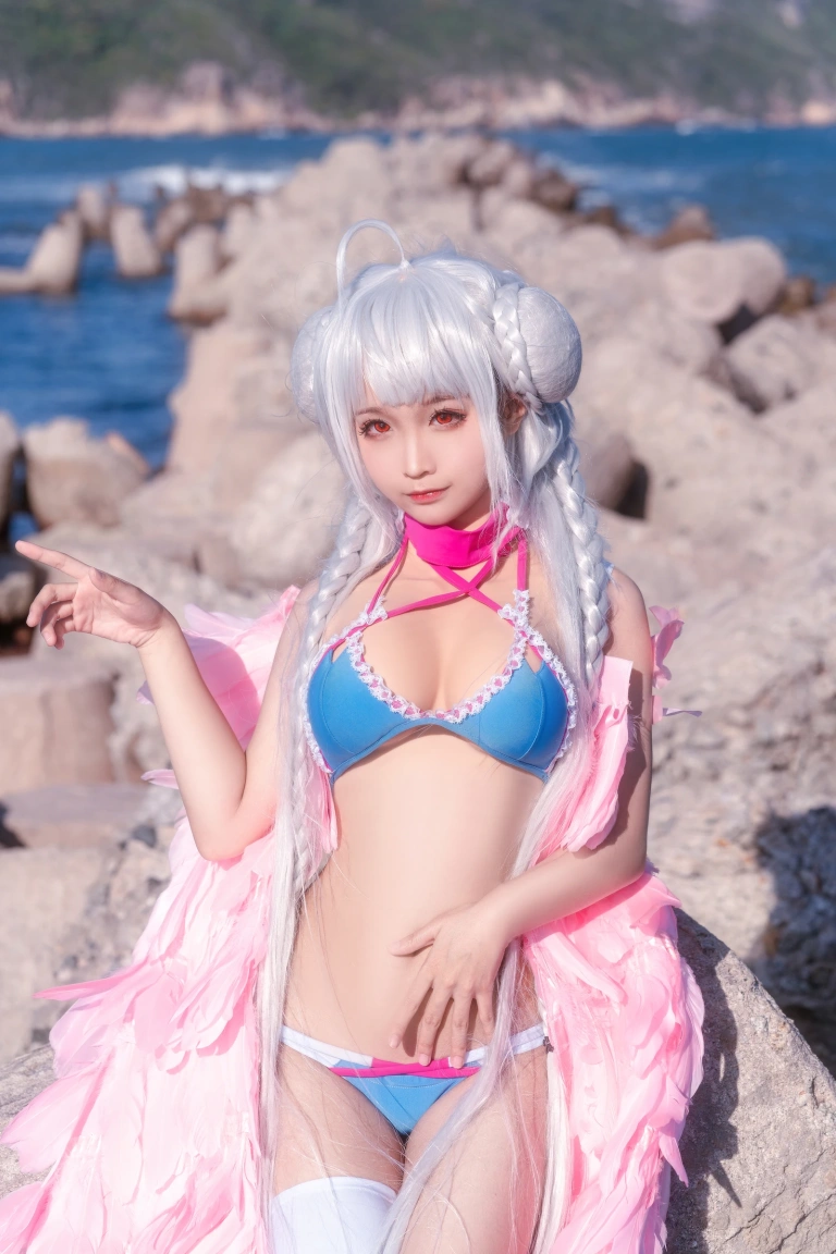 《可畏泳装》｜蠢沫沫 · 41张写真