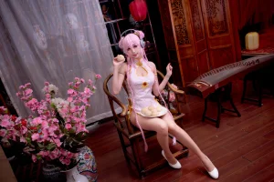 《旗袍索尼子》｜周叽是可爱兔兔 · 14张写真