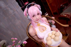 《旗袍索尼子》｜周叽是可爱兔兔 · 14张写真