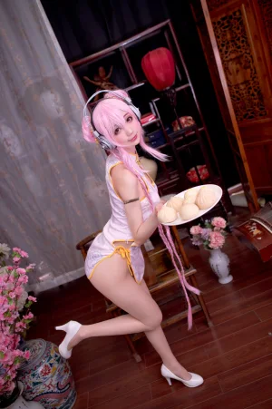 《旗袍索尼子》｜周叽是可爱兔兔 · 14张写真