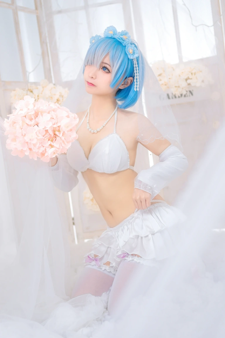 《雷姆花嫁》｜蠢沫沫 · 44张写真