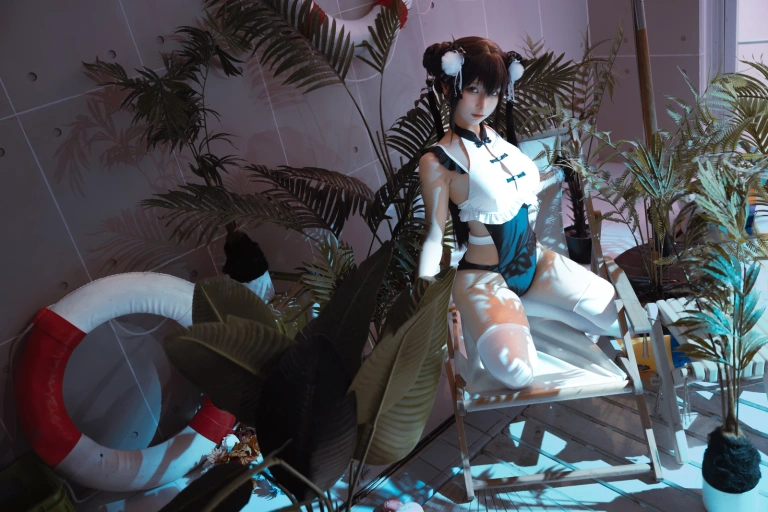 《熊猫娘》｜蠢沫沫 · 105张写真