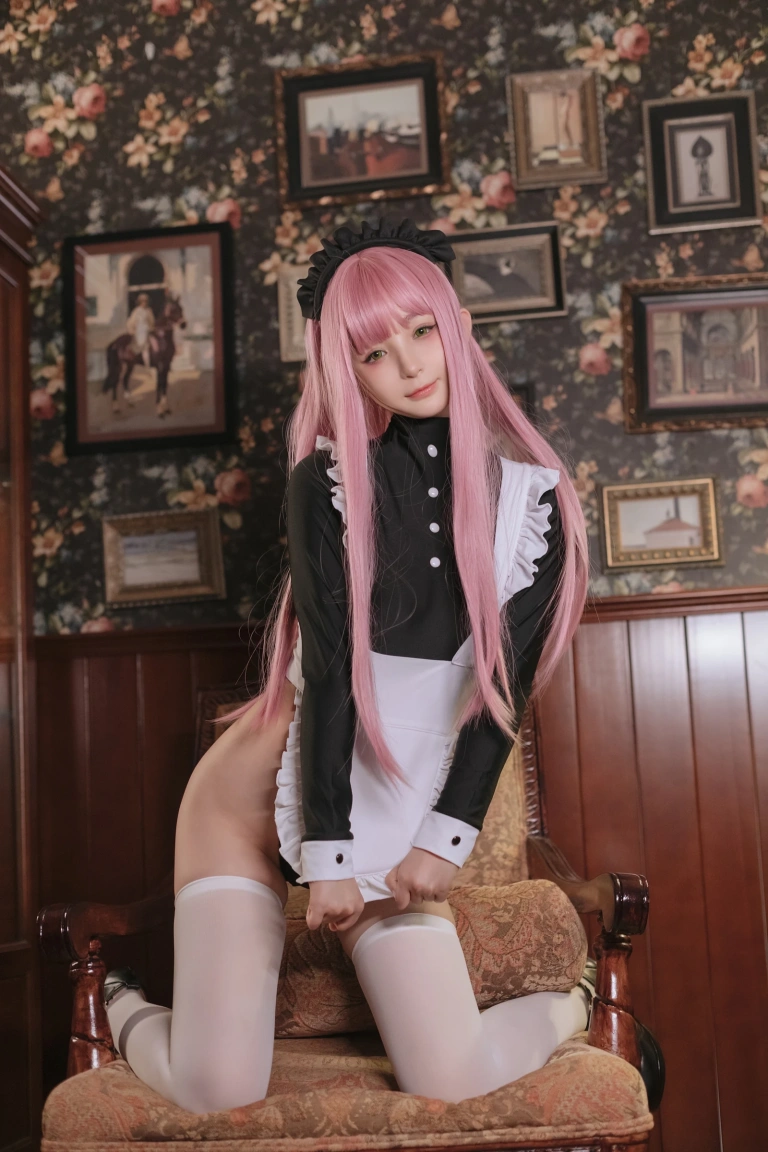《复古女仆》｜桜井宁宁 · 45张写真