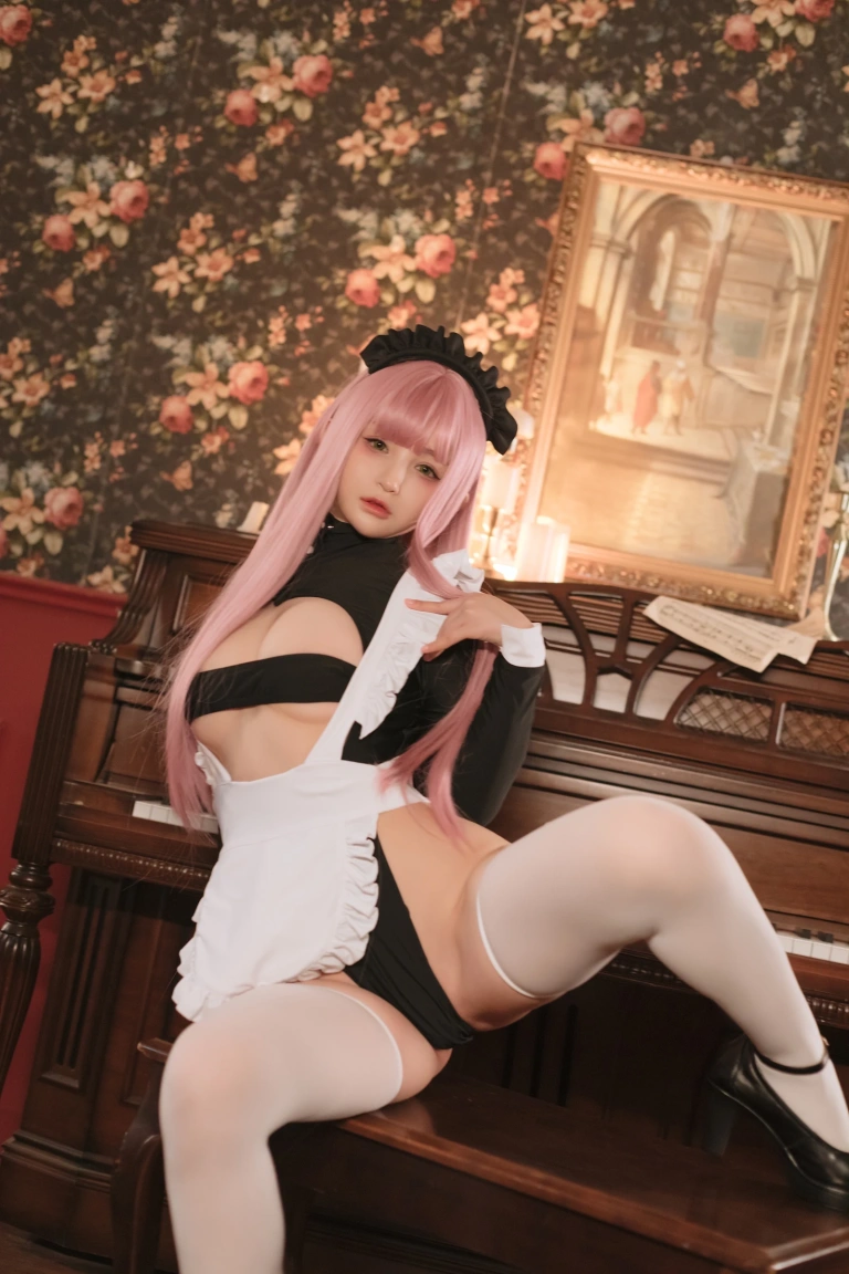 《复古女仆》｜桜井宁宁 · 45张写真