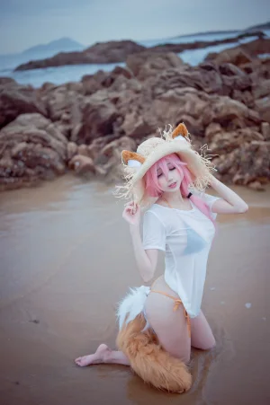 《小玉泳装》｜周叽是可爱兔兔 · 23张写真