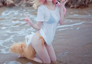 《小玉泳装》｜周叽是可爱兔兔 · 23张写真