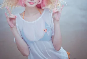 《小玉泳装》｜周叽是可爱兔兔 · 23张写真