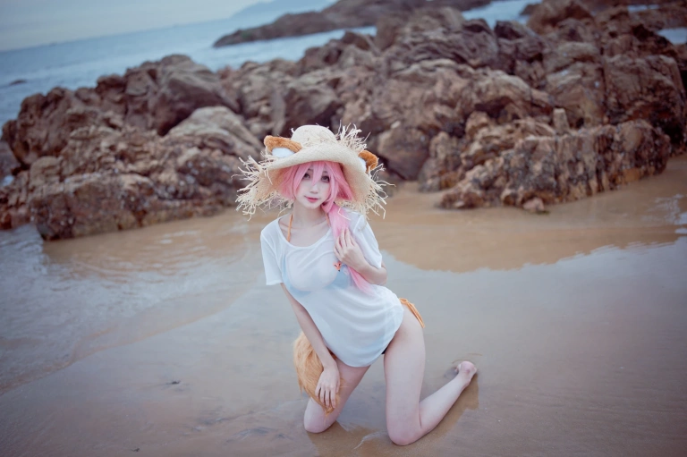 《小玉泳装》｜周叽是可爱兔兔 · 23张写真