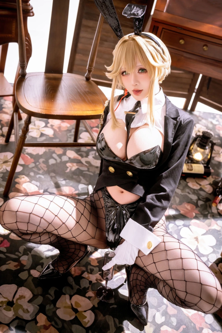 《2026年04月上 Nikke胜利女神 爱德·特务兔女郎》｜星之迟迟 · 49张写真