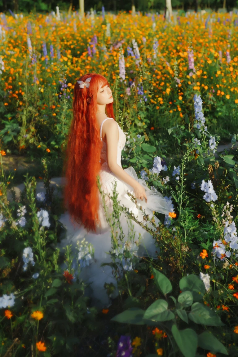 《花丛婚纱》｜蠢沫沫 · 67张写真