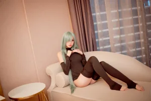 《伊丽莎白连体衣》｜周叽是可爱兔兔 · 15张写真