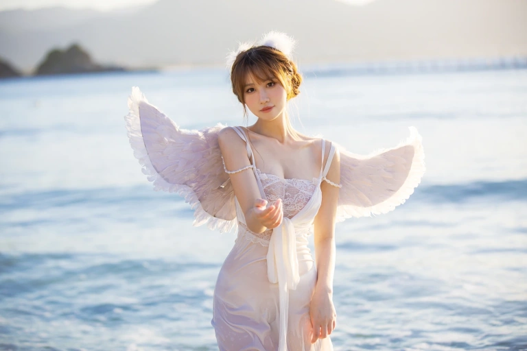 《海边神明少女》｜念雪 · 50张写真