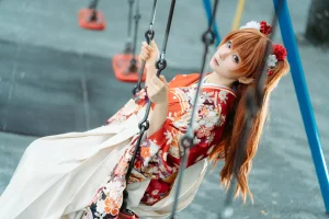 《EVA 明日香 和服》｜蠢沫沫 · 30张写真