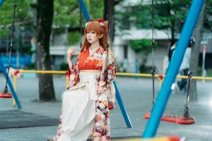 《EVA 明日香 和服》｜蠢沫沫 · 30张写真