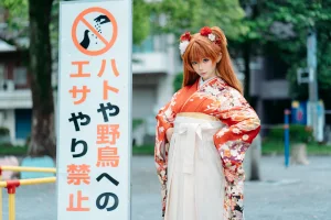 《EVA 明日香 和服》｜蠢沫沫 · 30张写真