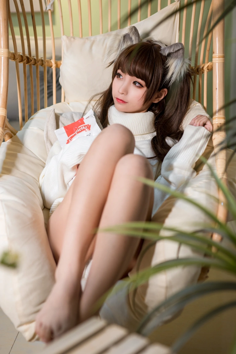 《白毛衣》｜蠢沫沫 · 45张写真