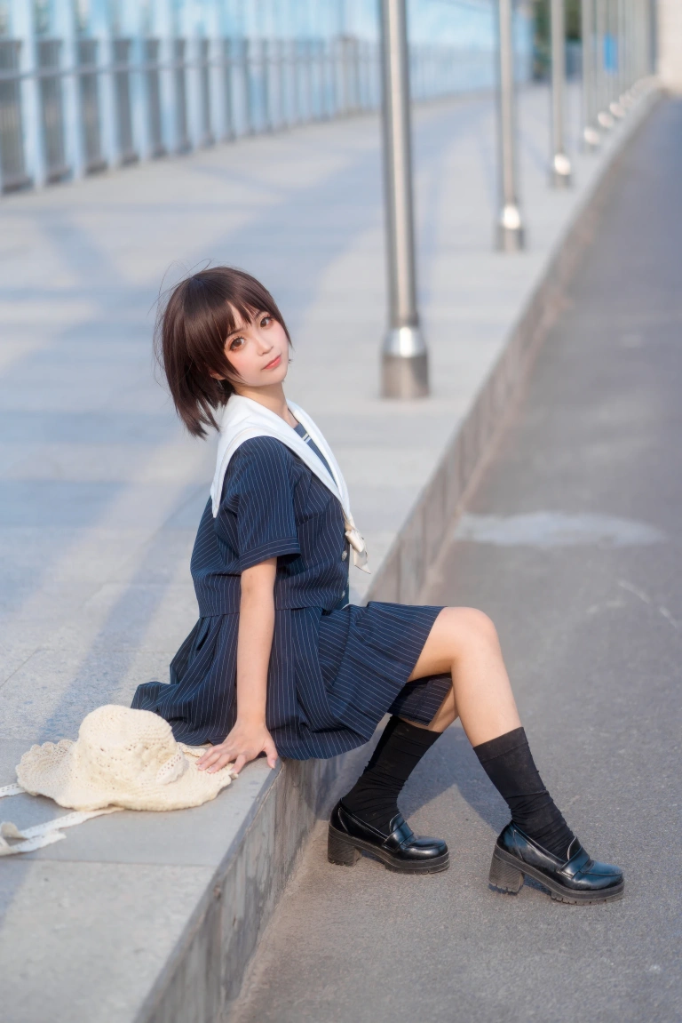 《jk制服》｜蠢沫沫 · 40张写真