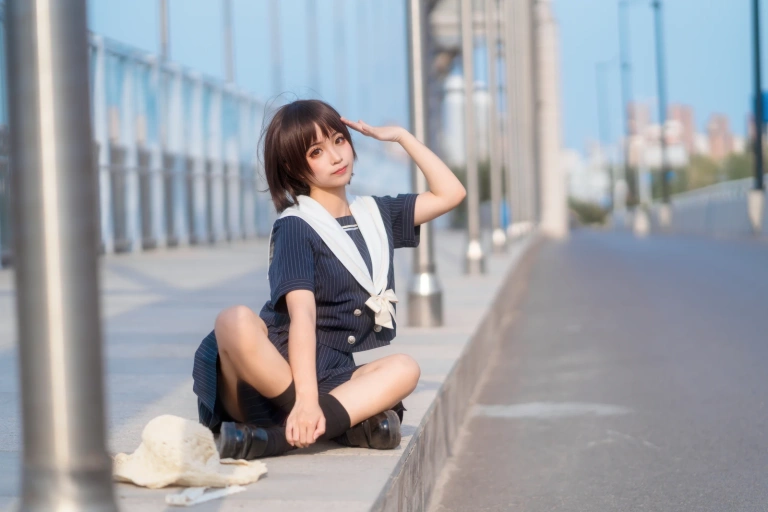 《jk制服》｜蠢沫沫 · 40张写真