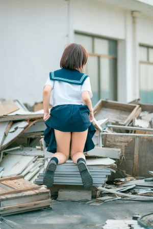 《天台jk》｜蠢沫沫 · 40张写真