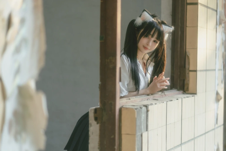《废墟jk》｜桜井宁宁 · 74张写真