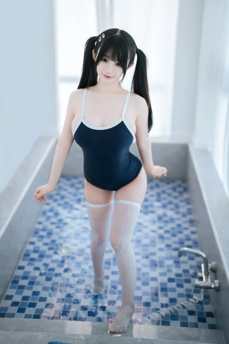 《白丝死库水》｜桜井宁宁 · 84张写真