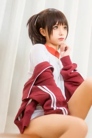 《体操服红》｜蠢沫沫 · 45张写真