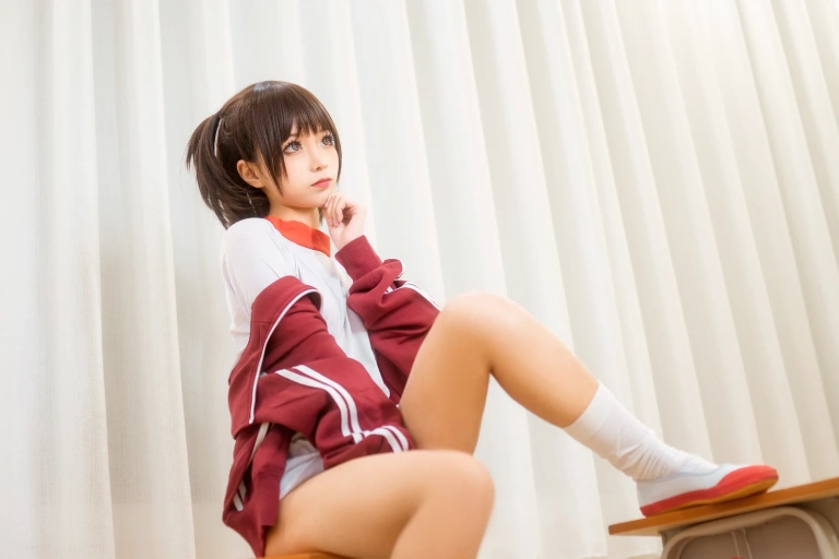 《体操服红》｜蠢沫沫 · 45张写真