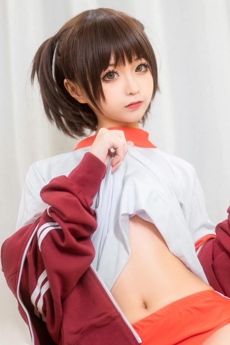 《体操服红》｜蠢沫沫 · 45张写真