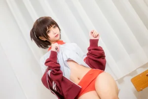 《体操服红》｜蠢沫沫 · 45张写真