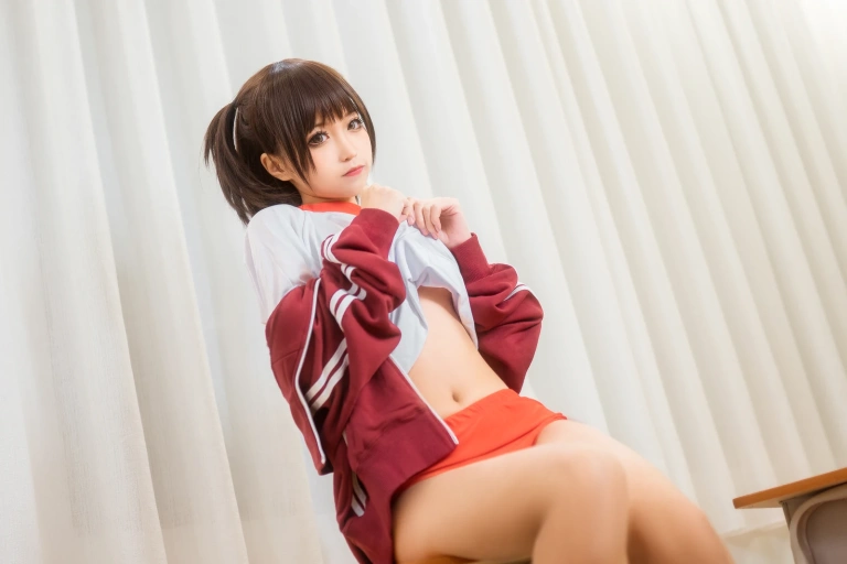 《体操服红》｜蠢沫沫 · 45张写真