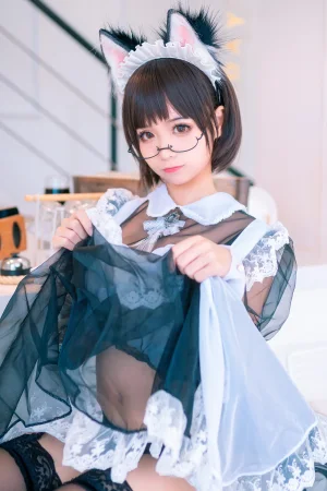 《透明萝莉女仆》｜蠢沫沫 · 41张写真