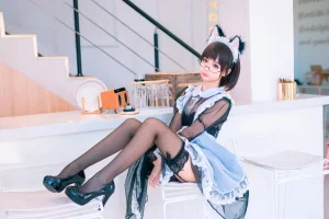《透明萝莉女仆》｜蠢沫沫 · 41张写真