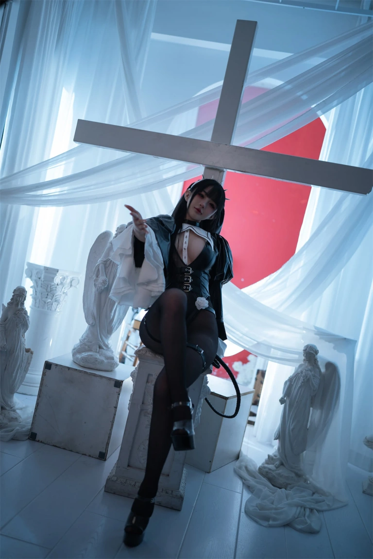 《皮衣修女》｜桜井宁宁 · 60张写真