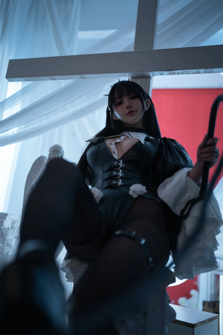 《皮衣修女》｜桜井宁宁 · 60张写真