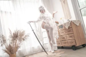 《尼尔纪元 白花嫁》｜蠢沫沫 · 20张写真
