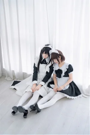 《NO.96 – 双人女仆》｜轩萧学姐&雪香川SUI · 110张写真、1 个视频